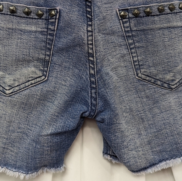 Hurley 81' Skinny Cut Off Shorts Sz EU 36 US 4 - Picture 9 of 15